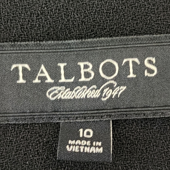 Talbots Womens Midi Pencil Wool Lined Skirt Size 10 Black - Picture 4 of 6